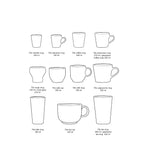 HKliving 70's Ceramics Rock Cappuccino-Tasse – Steinzeug