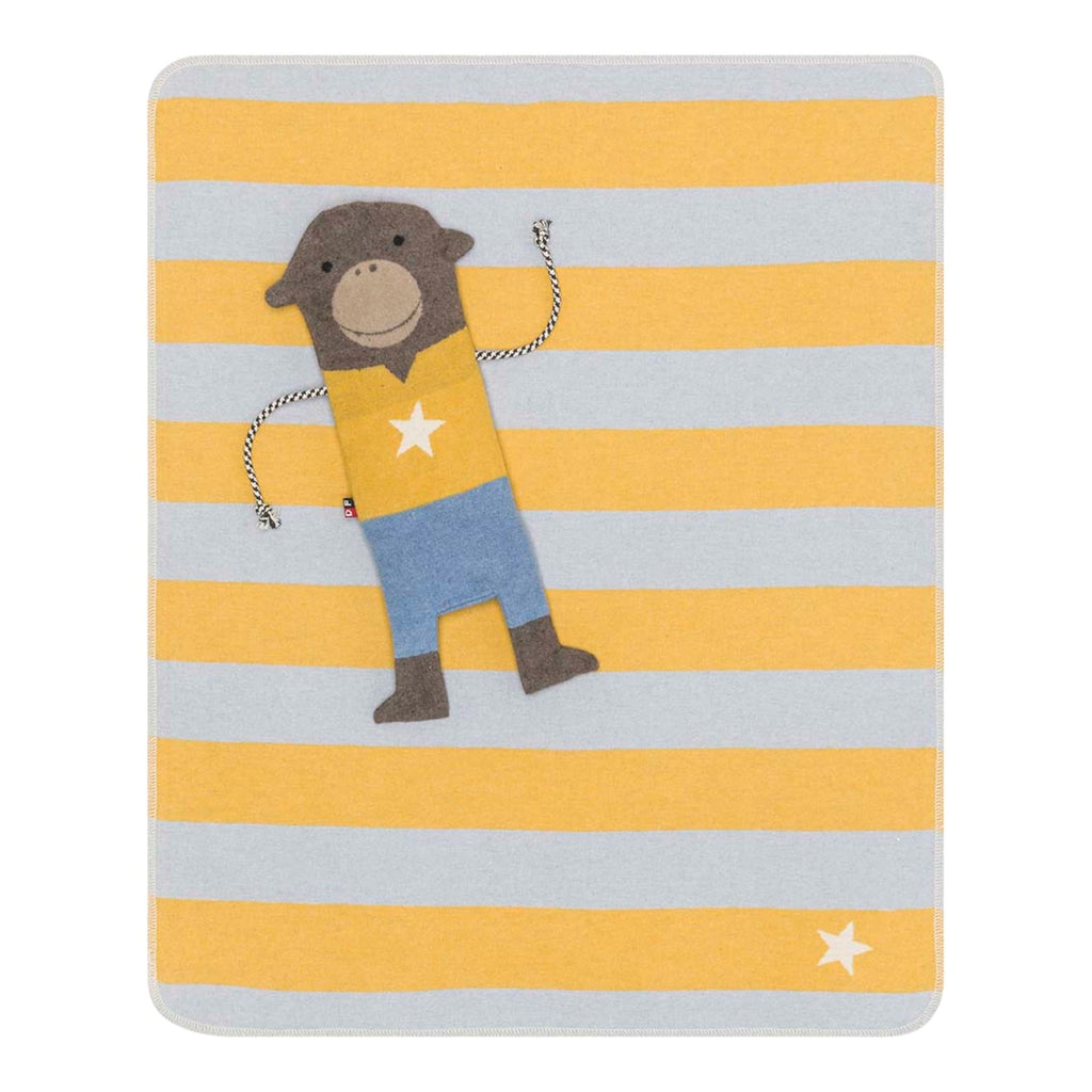 David Fussenegger KIDS JUWEL Affe Decken-Set 70x90 cm – Wolle