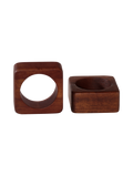 ASA wood Serviettenringe quadratisch 2er Set