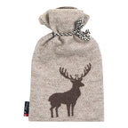 David Fussenegger SILVRETTA Hirsch Struktur Waermflasche – Wolle