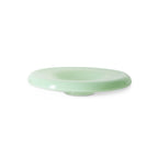 HKliving Gallery Glasschale mint – skulpturales Glasobjekt