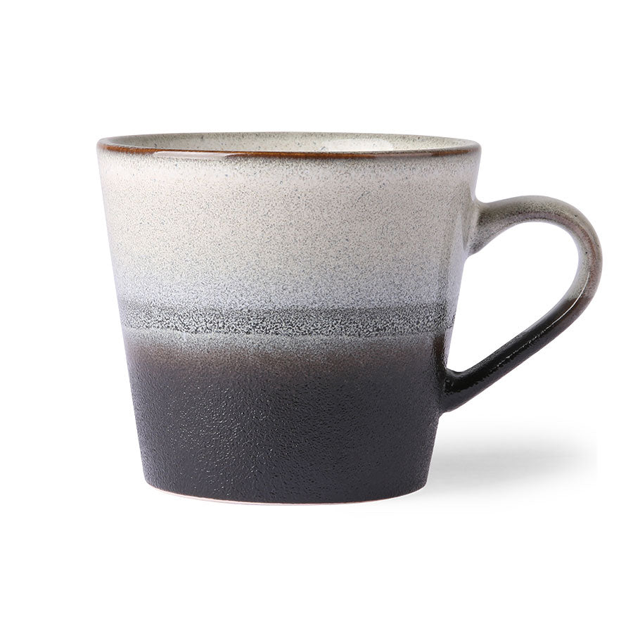 HKliving 70's Ceramics Rock Cappuccino-Tasse – Steinzeug