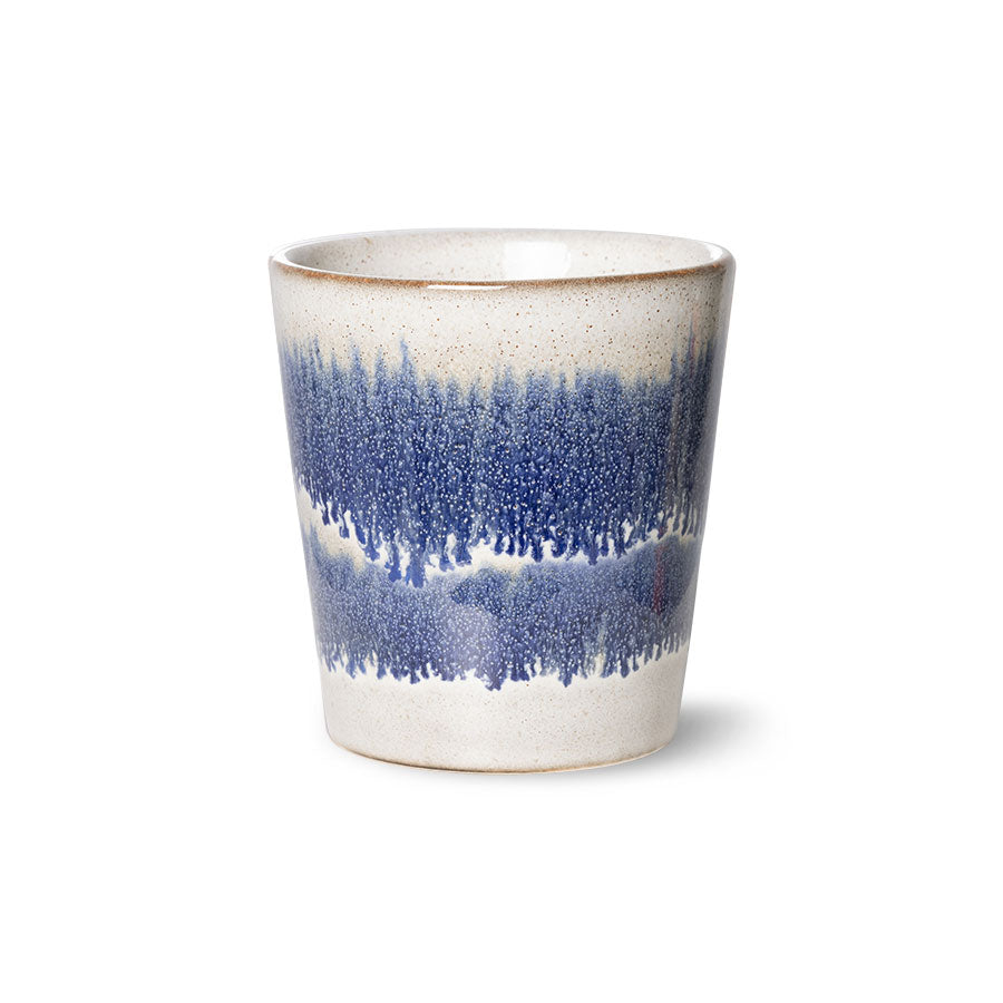 HKliving 70's Ceramics Kaffeebecher – 6er-Set Retro-Keramik