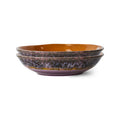HKliving 70's Ceramic Curry-Schüssel – 2er-Set Retro-Keramik