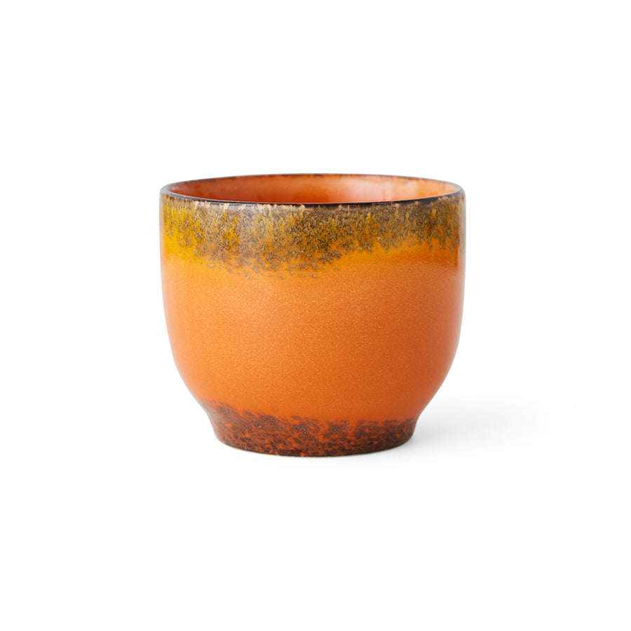 HKliving 70's Ceramic Java Becher – Retro Kaffeebecher