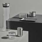 blomus ACQUA Wasserkaraffe aus Glas und Edelstahl