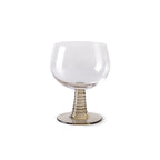HKliving Swirl Weinglas low – gedrehtes Glas mit Charme