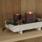 blomus FRAGA Duftkerze Cinnamon & Apple – Beton