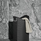 blomus FRISCO Wäschesammler – Aluminium, 65 L, Sand