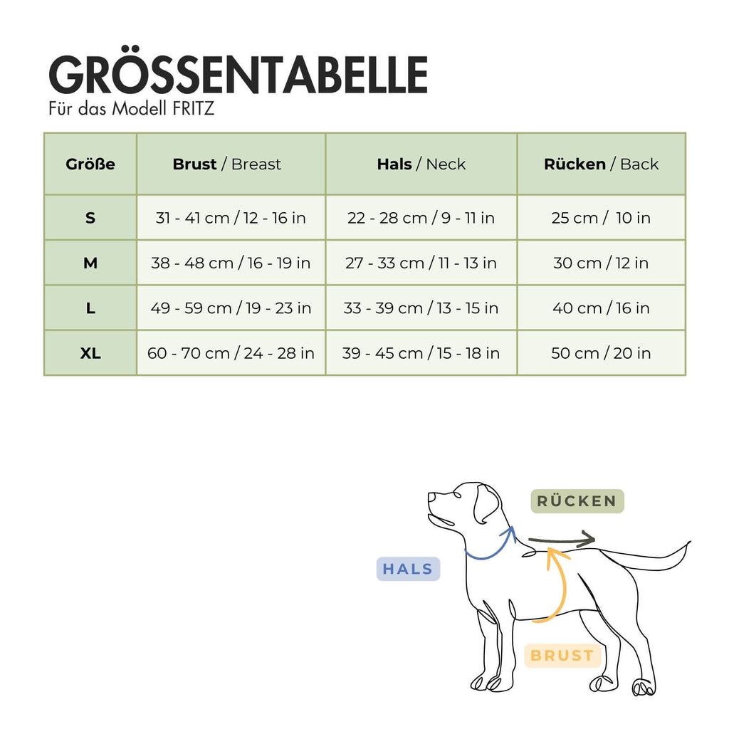 Hundejacke FRITZ Braun