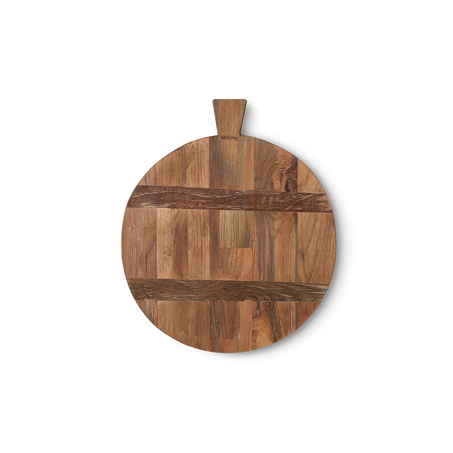 HKliving Brotschneidebrett aus Reclaimed Teak – Holz