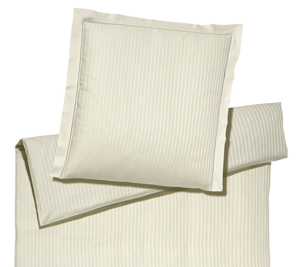 elegante White House Bettwäsche-Set – Hohlsaum-Satin