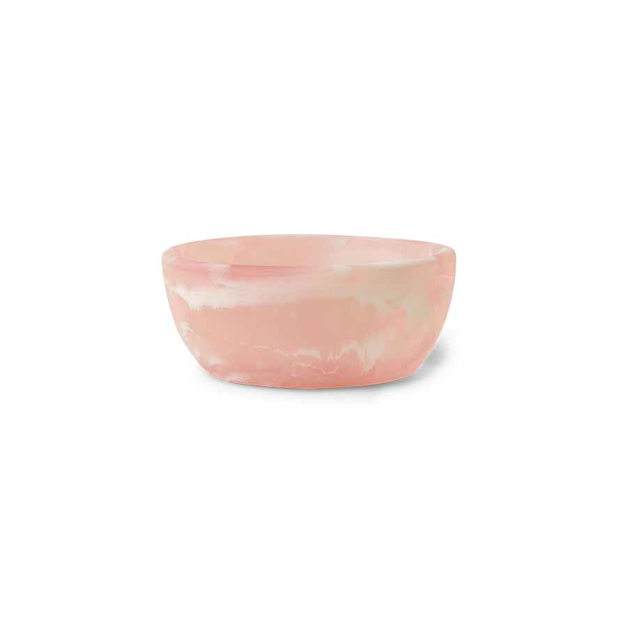 HKliving Patio Servierschale aus Polyresin – Marmor-Optik