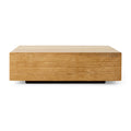 HKliving Teak CUBE Sockel – Massivholz-Plateau aus Teakholz