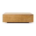 HKliving Teak CUBE Sockel – Massivholz-Plateau aus Teakholz