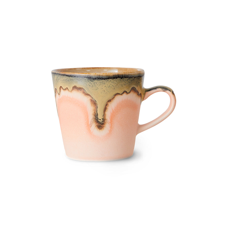 HKliving 70's Ceramic Americano Tasse – Retro Kaffeebecher