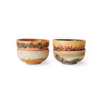 HKliving 70's Ceramics Schalen XS – 4er-Set Stoneware