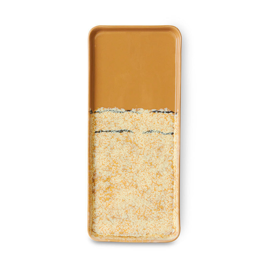 HKliving 70's Ceramics Kuchenplatte – Steingut-Tablett