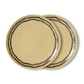 HKliving 70's Ceramic Dinner Plate Keramikteller 2er Set