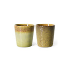 HKliving 70's Ceramics Van Gogh Mug Tassen 2er Set