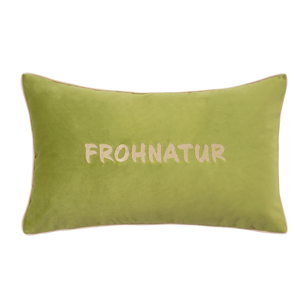 pad LETTERS Kissenhülle „Frohnatur“ – Statement-Kissen