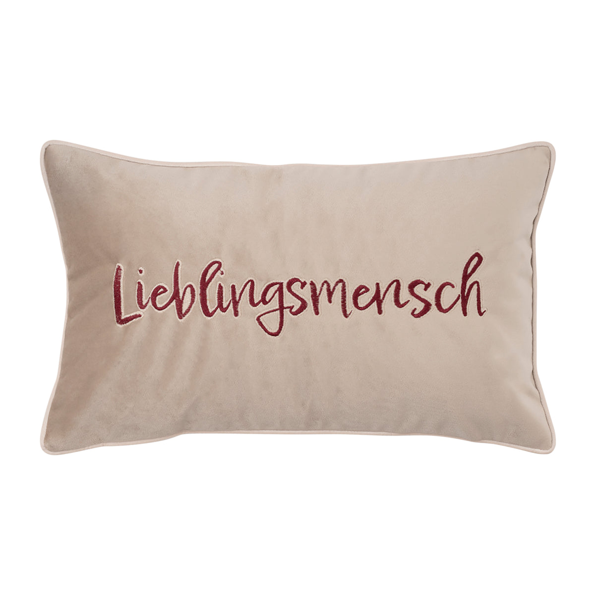 pad LETTERS Kissenhülle „Lieblingsmensch“ – Statement-Kissen
