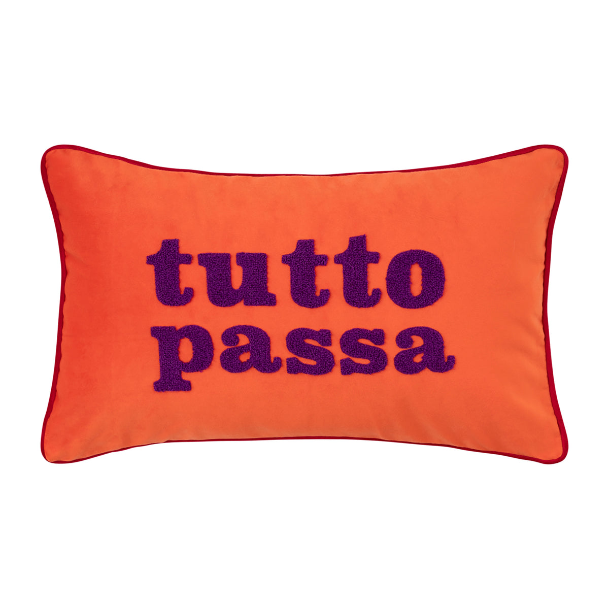 pad LETTERS Kissenhülle „tutto passa“ – Statement-Kissen