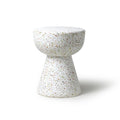 HKliving Terrazzo Beistelltisch – Beton 35x35x44 cm