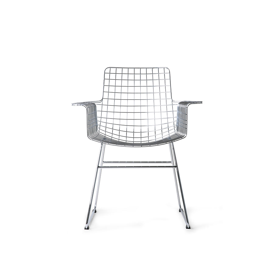 HKliving Wire Armchair Stuhl mit Armlehnen - Metall