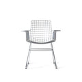 HKliving Wire Armchair Stuhl mit Armlehnen - Metall