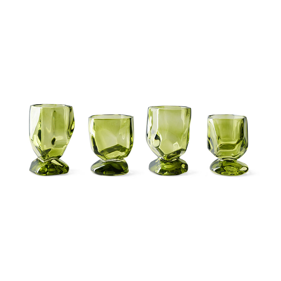 HKliving by Nienke Sikkema Gläser 4er-Set – Handgemachtes Glas
