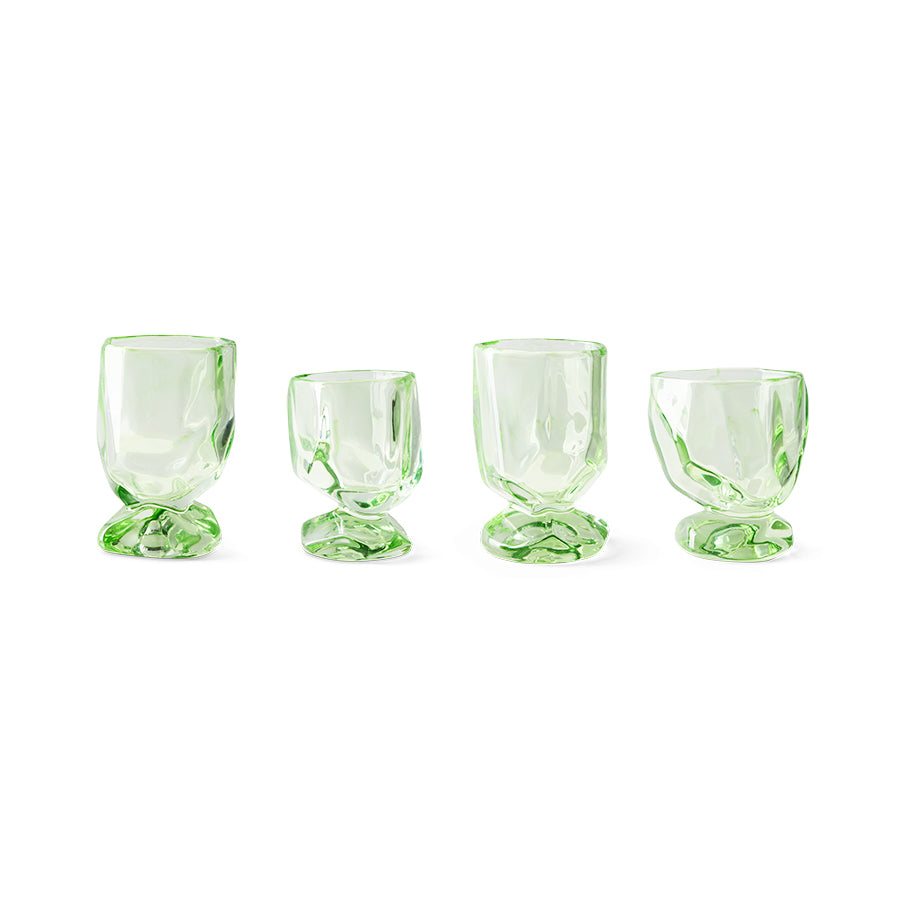 HKliving by Nienke Sikkema Gläser 4er-Set – Handgemachtes Glas