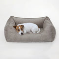Hundebett ANTON Cord Grau