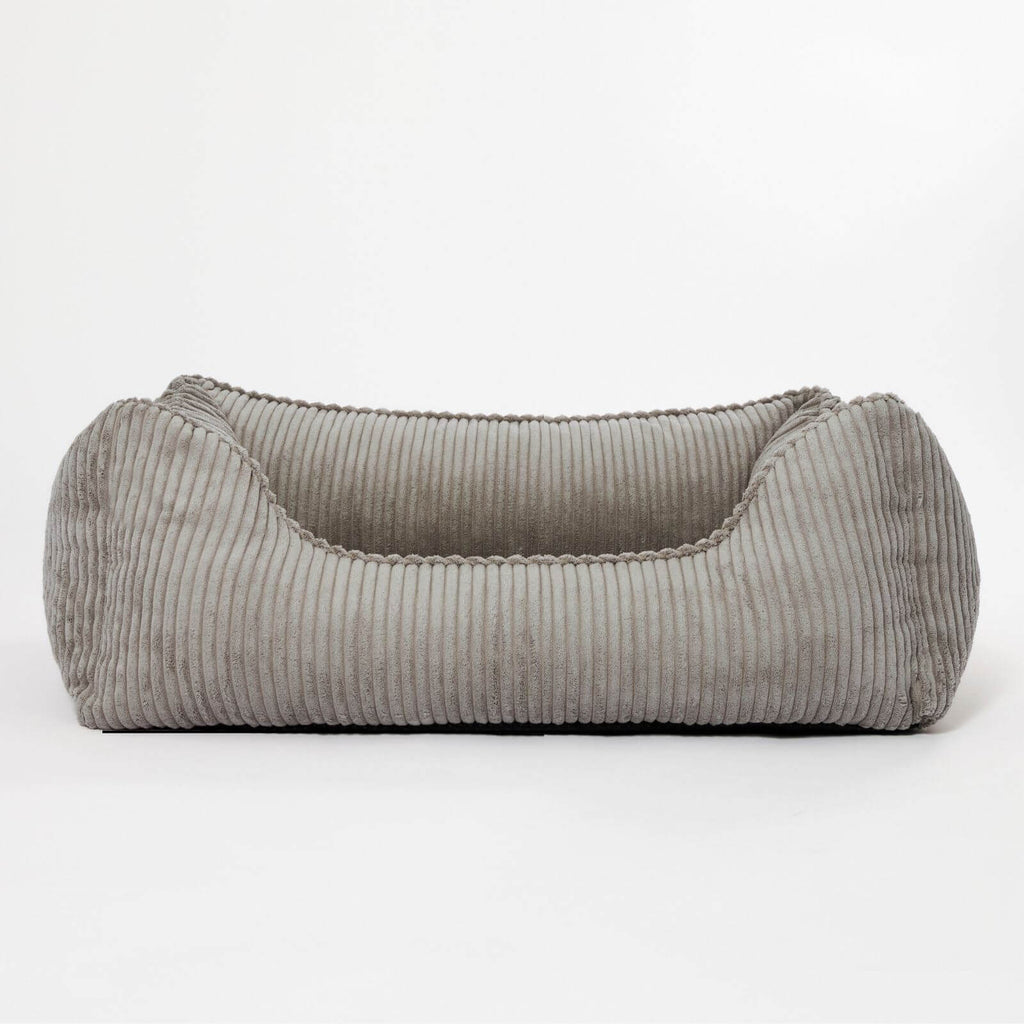 Hundebett ANTON Cord Grau