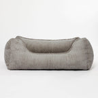 Hundebett ANTON Cord Grau