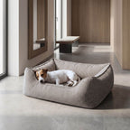 Hundebett ANTON Cord Grau