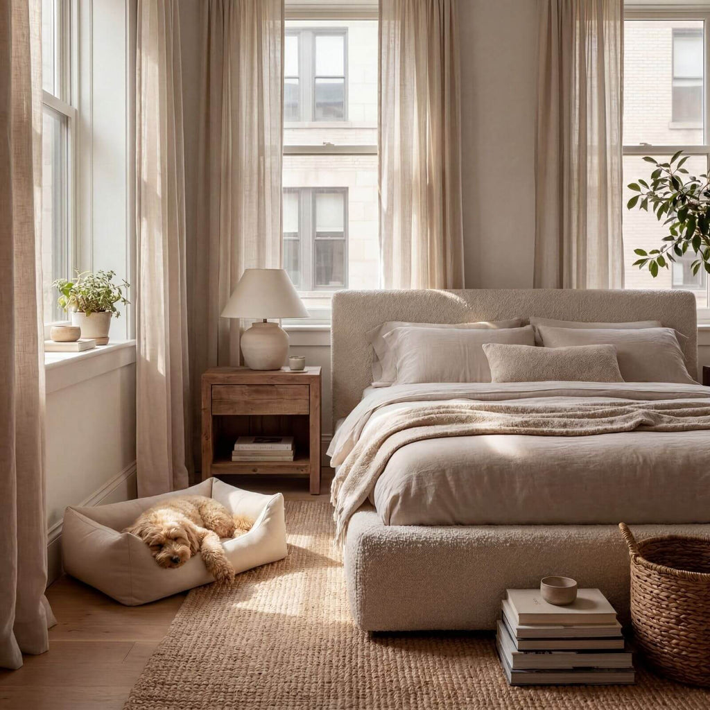 Hundebett EMMA Beige