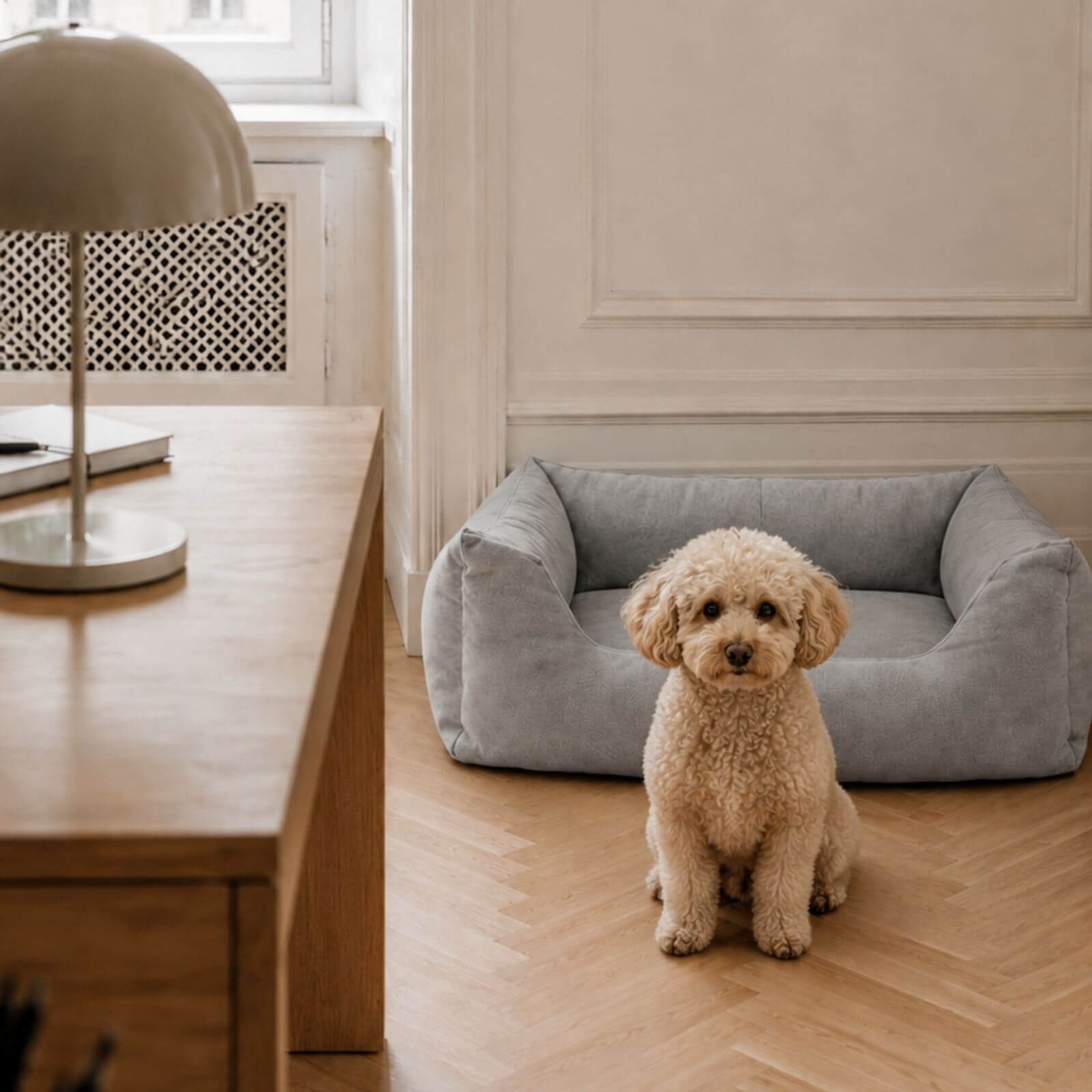 Hundebett EMMA Grau