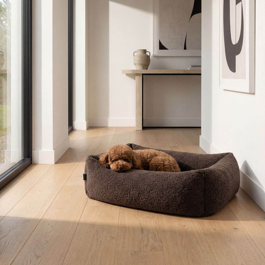 Hundebett SVEN Teddy Braun