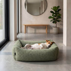Hundebett SVEN Teddy Olive