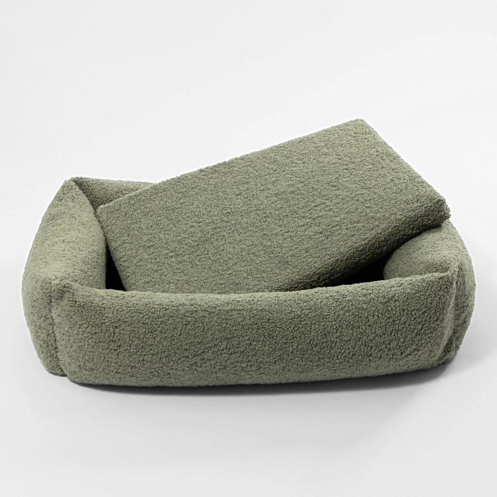 Hundebett SVEN Teddy Olive