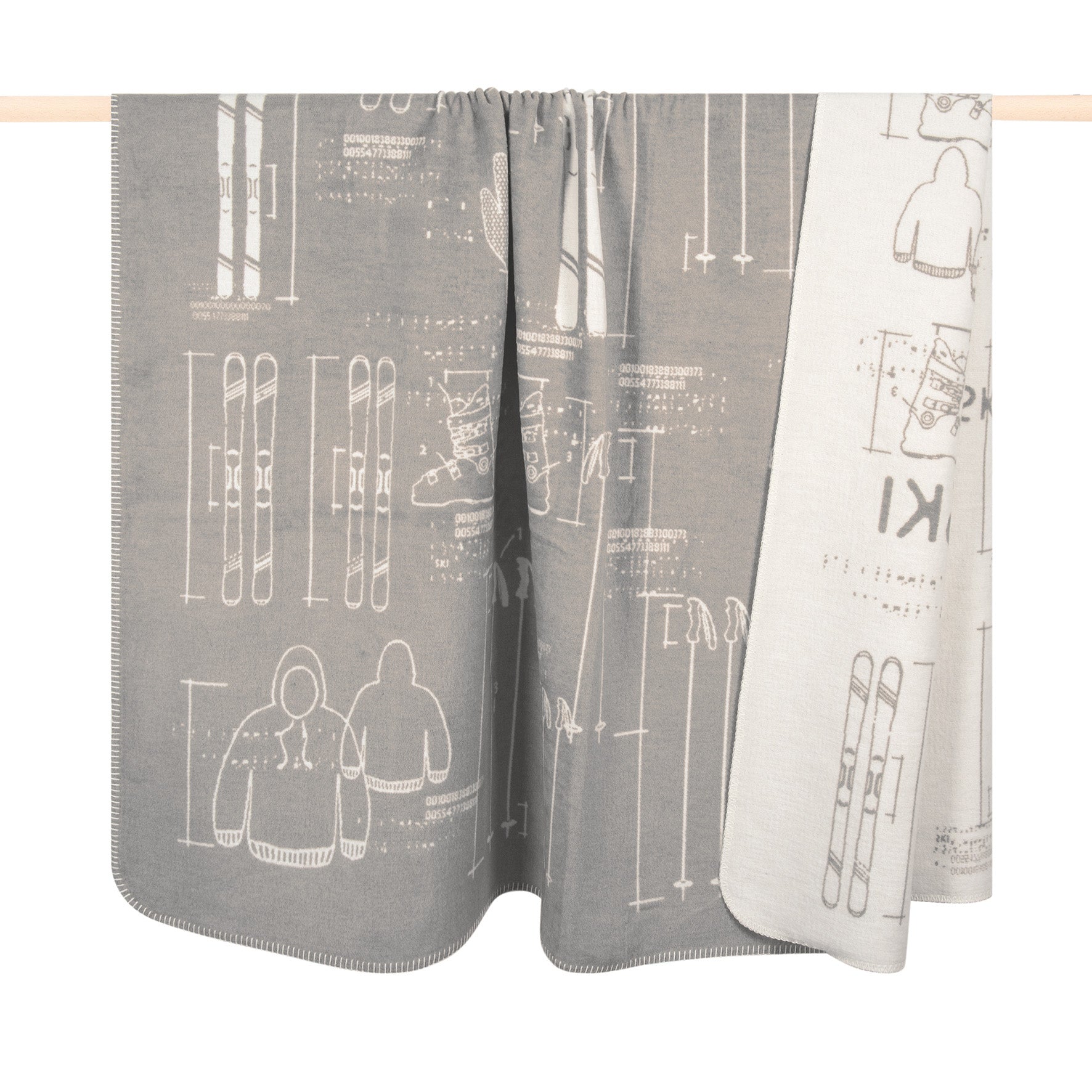pad SLIDE Wohndecke – Modernes Grafik-Plaid
