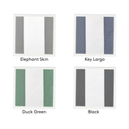 blomus STAY Stripe Outdoor-Kissen mit Füllung – wetterfeste Kunstfaser