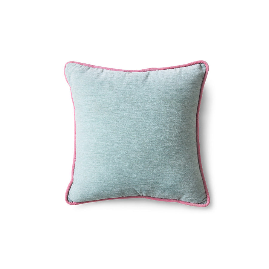 HKliving Softly Structured Kissen rosemint – Polyester, 45x45 cm