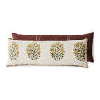 HKliving Farmhouse Kissen Burgundy – Baumwolle, 90x30 cm