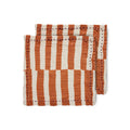 HKliving Striped Servietten 2er-Set – Baumwolle Retro
