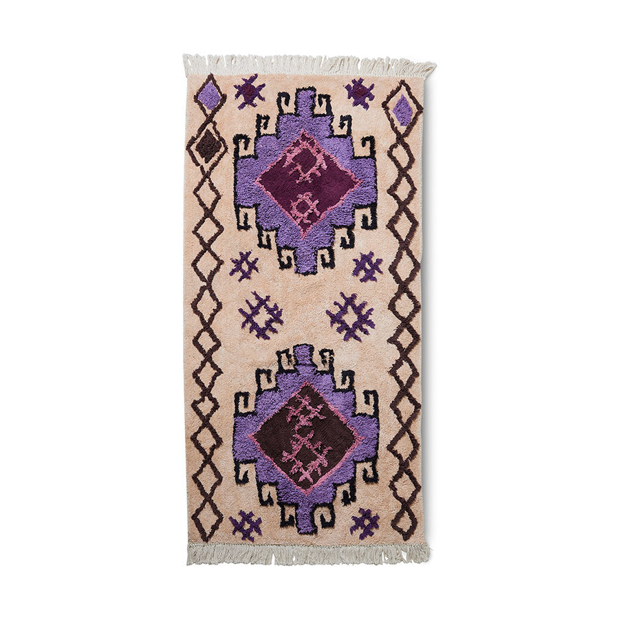 HKliving Bohemian Badematte – Baumwolle, 90x175 cm