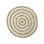 HKliving Round Badematte – Baumwolle rund, Ø 120 cm