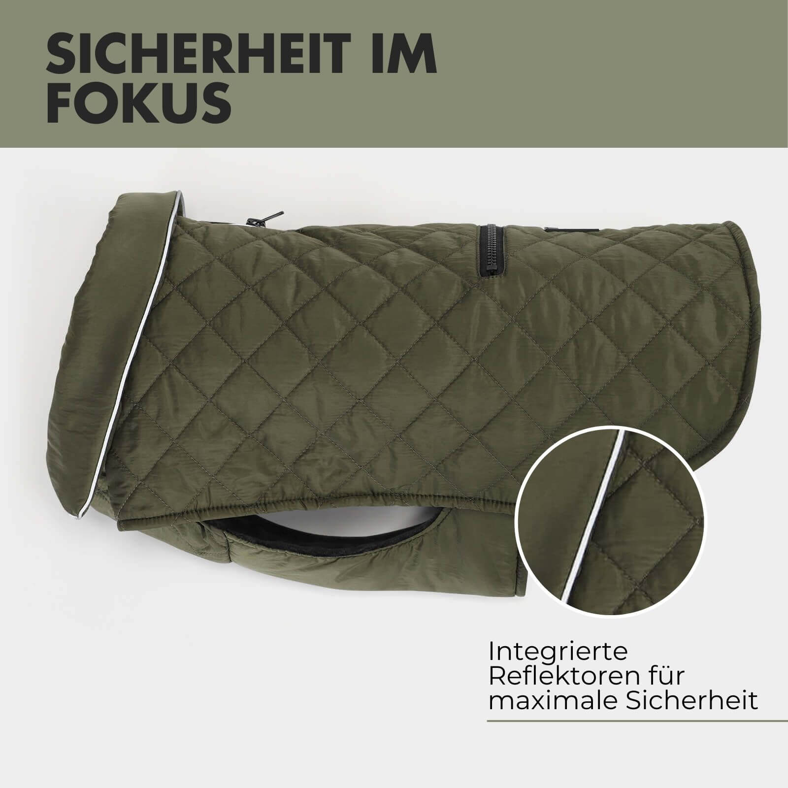 Hundejacke FRITZ Olive