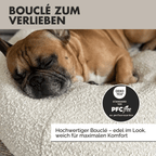 Hundebett LENI Bouclé Beige
